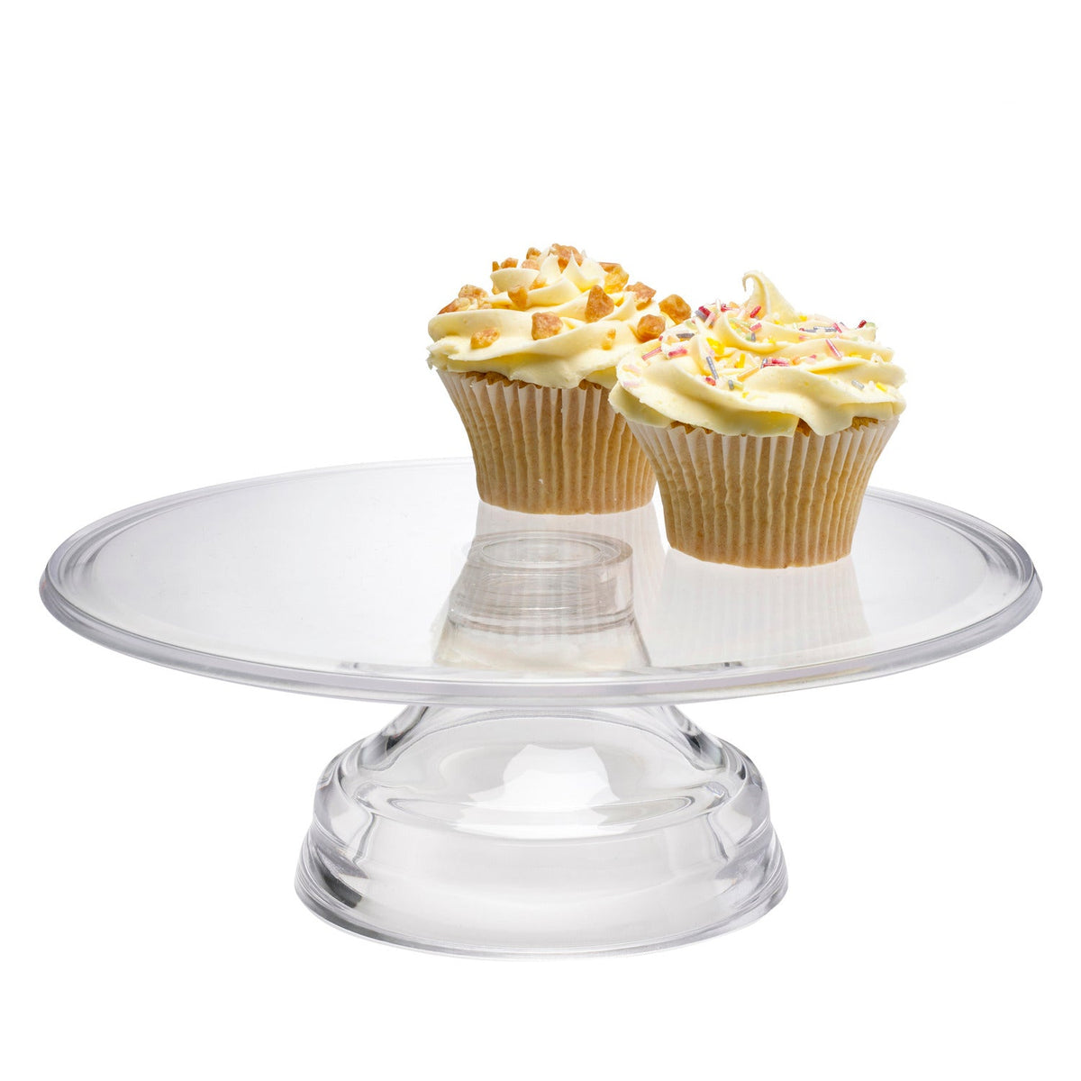 Mary Berry Clear Acrylic Stackable Cake Display Stand - 26cm