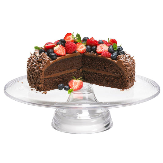 Mary Berry Clear Acrylic Stackable Cake Display Stand - 33cm