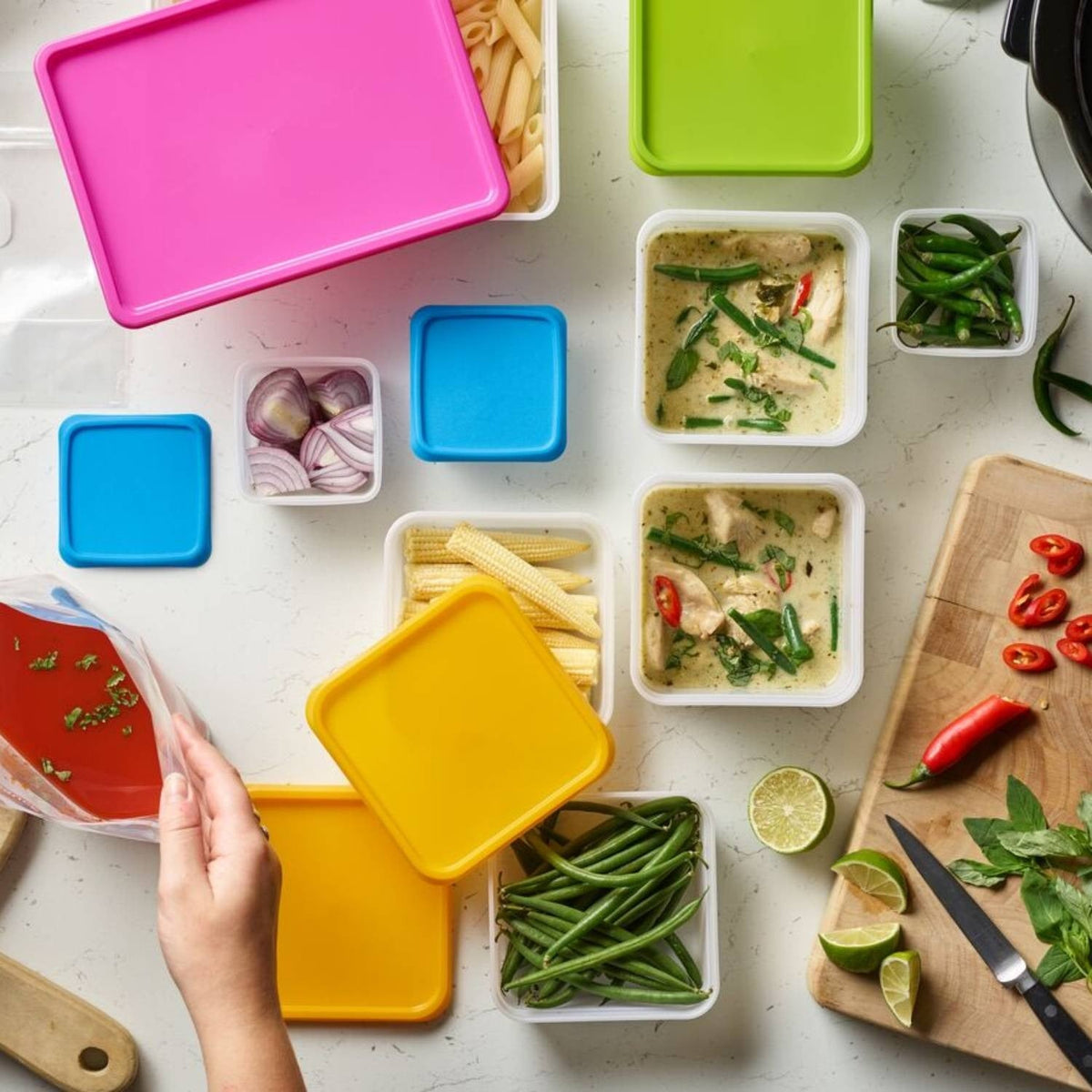 5 Stack a Boxes Food Storage Containers 200ml