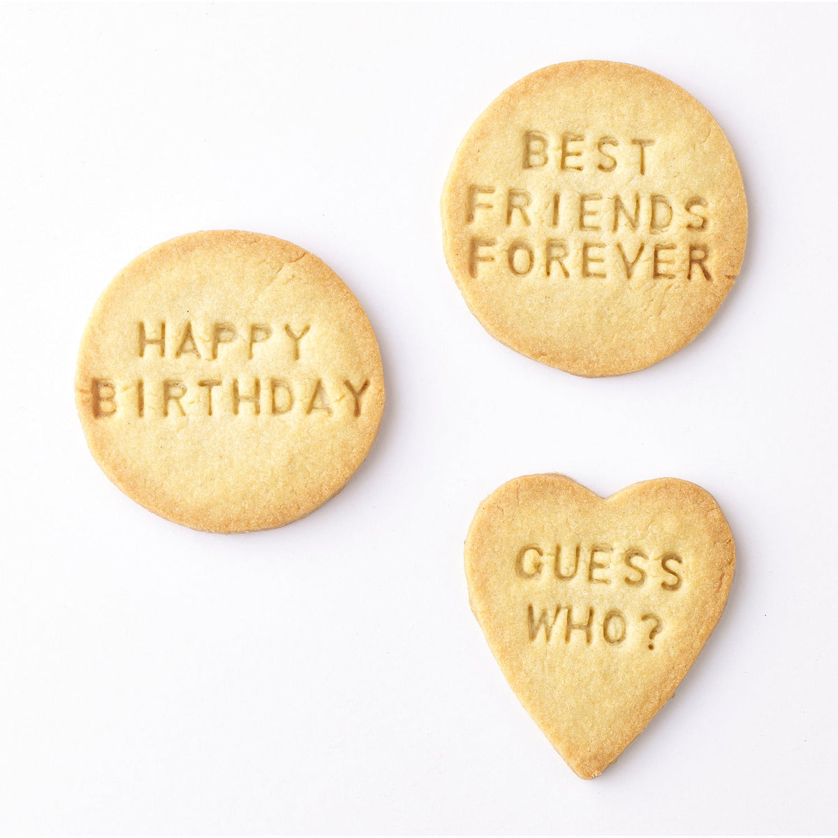 Letters and Numbers Cake Message Stamp Set