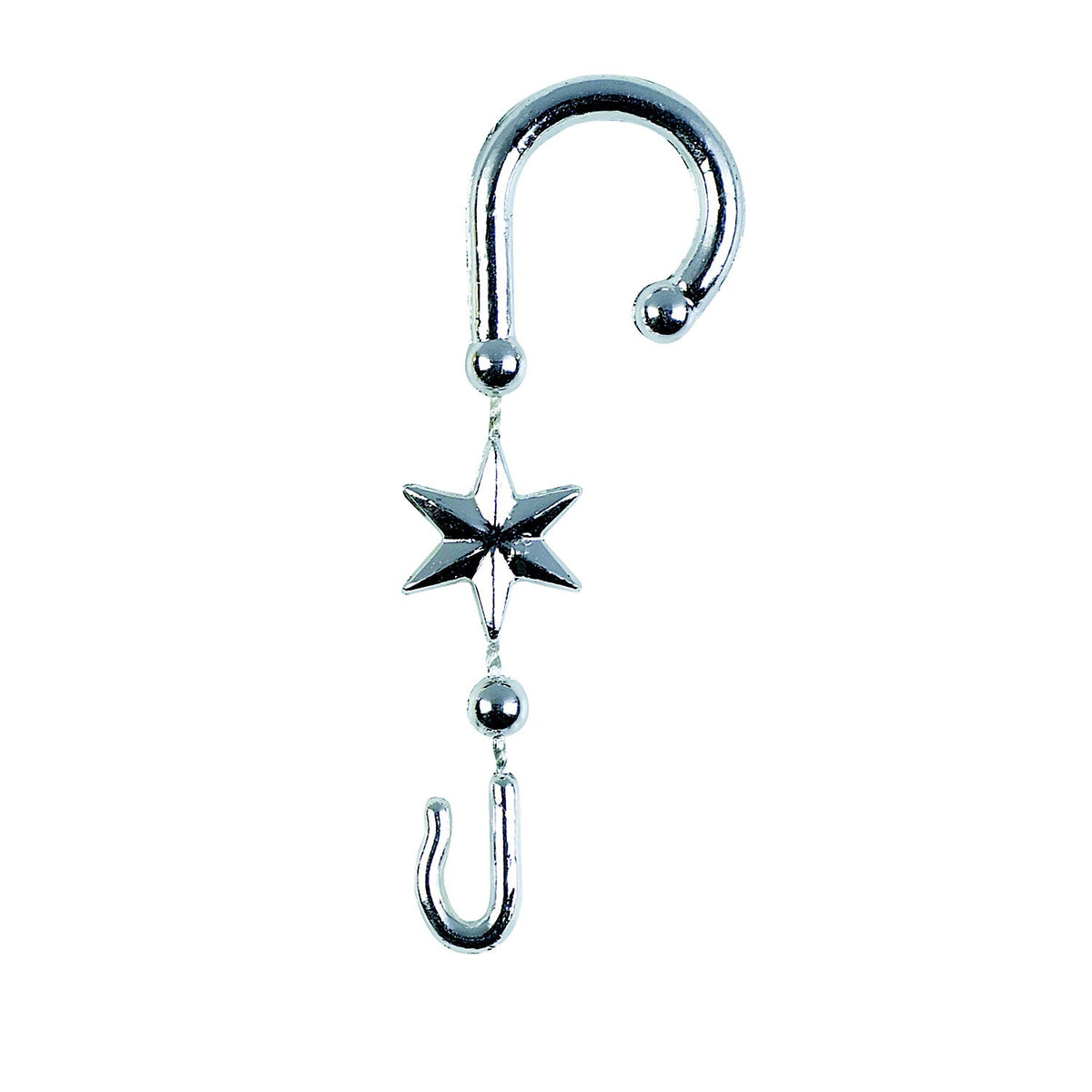 Silver Christmas Tree Bauble Hooks