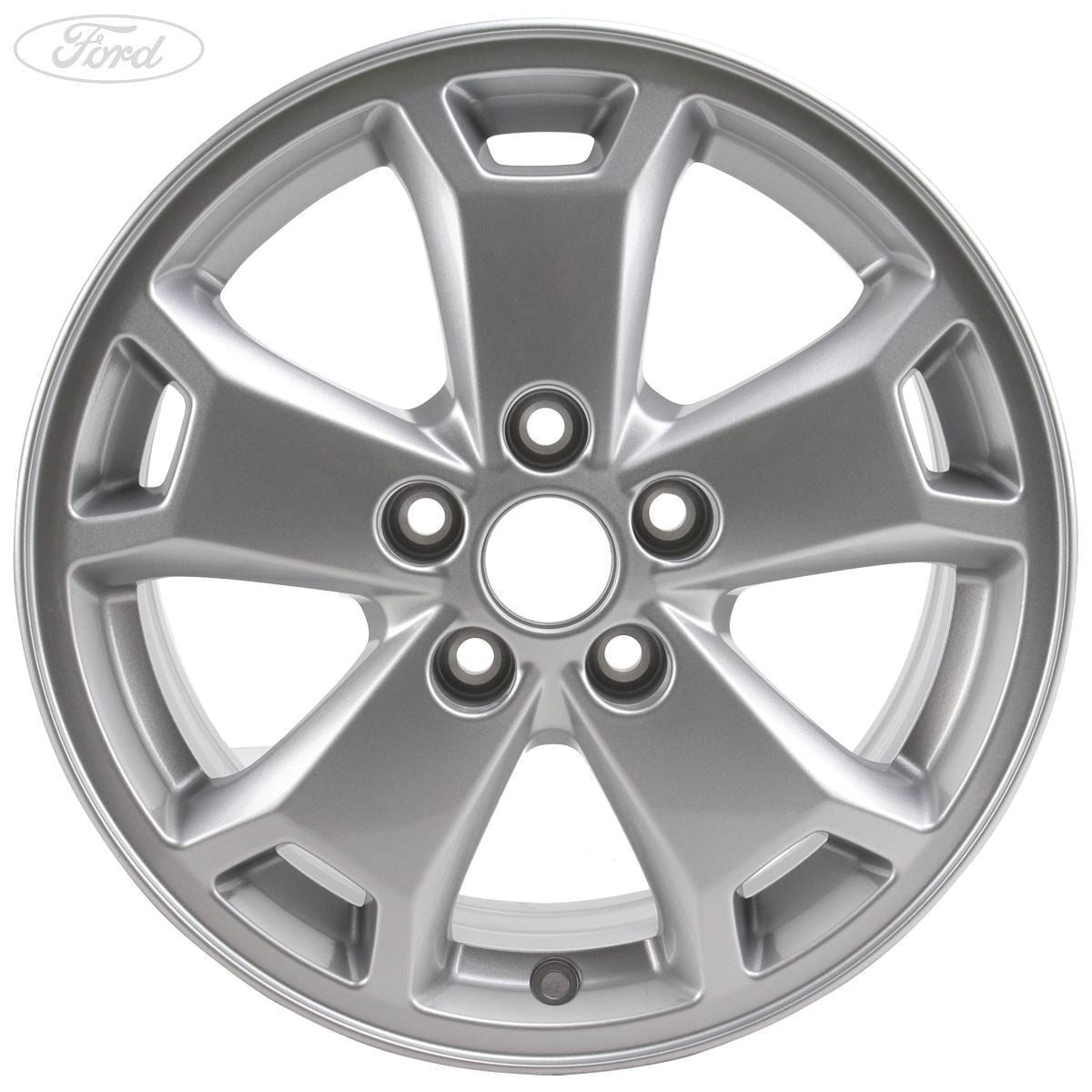 TRANSIT CONNECT 16" SET OF 4 ALLOY WHEEL 5X2-SPOKE DESIGN SILVER FINISH 2013-2022