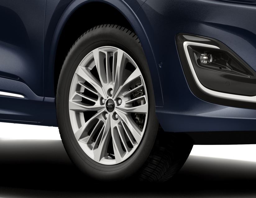 KUGA VIGNALE 18" SET OF 4 ALLOY WHEEL 5X2-SPOKE DESIGN SILVER 2020-ONWARDS