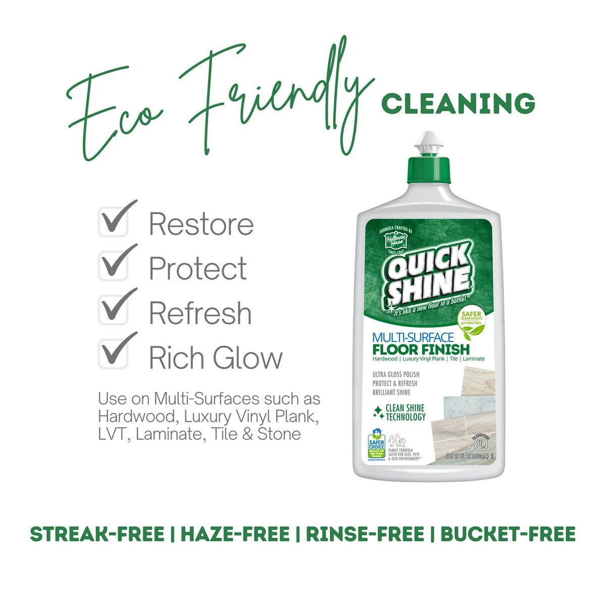 Quick Shine Floor Finish 800ml