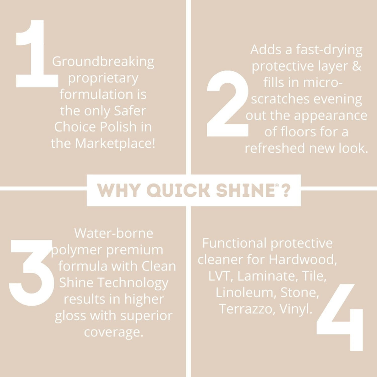 Quick Shine Floor Finish 800ml