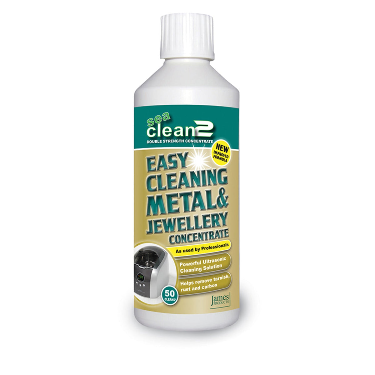 SeaClean2 Jewellery Cleaner and Tarnish Remover 500ml