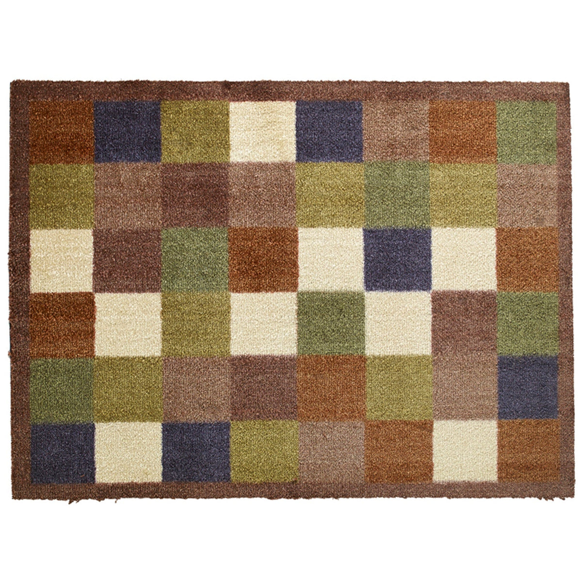 Hug Rug Non Slip Indoor Floor & Door Mat Tiles - 80 x 60cm