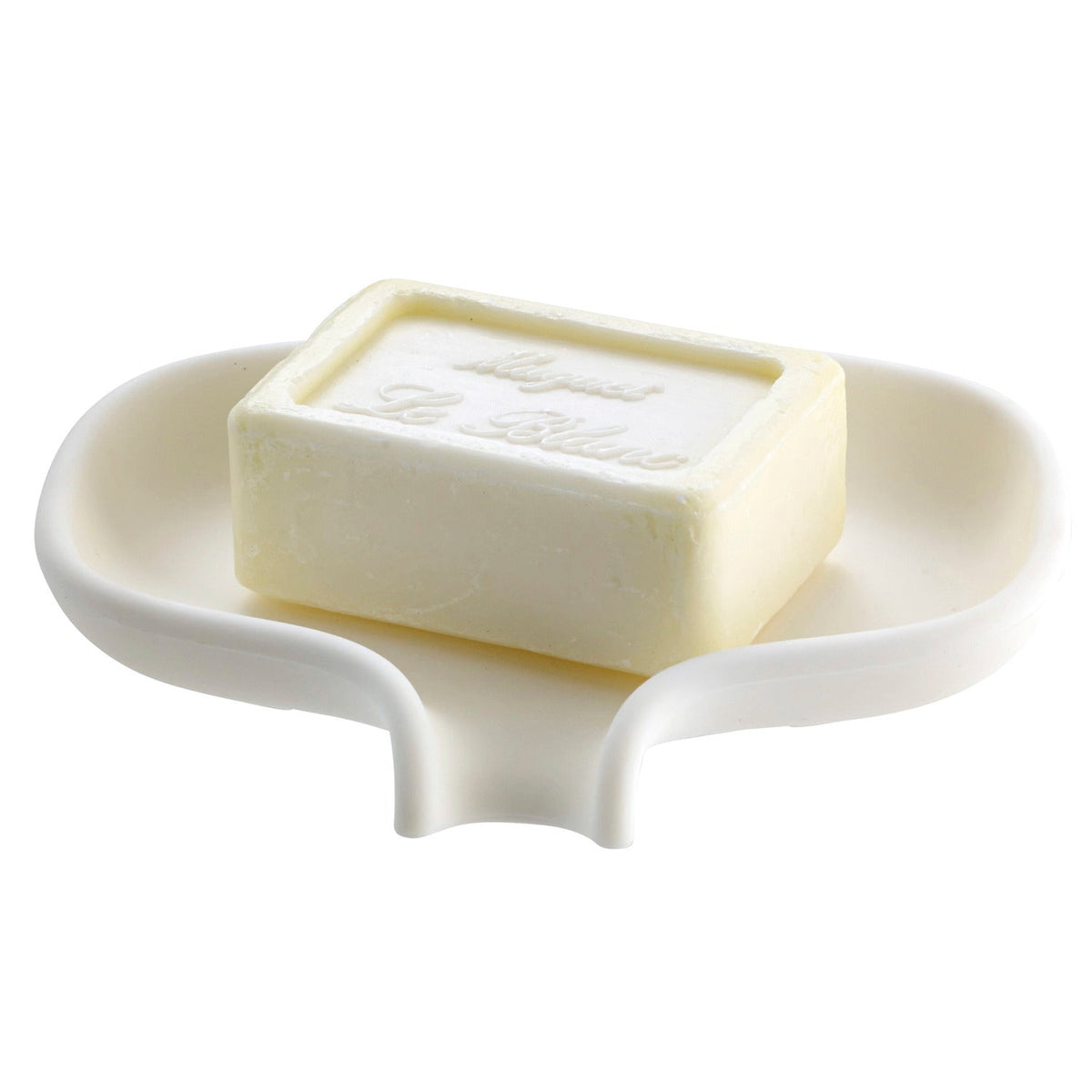 Silicone Soap Saver Dish With Draining Spout