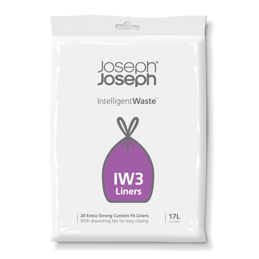 20 Joseph Joseph Intelligent Waste IW3 Bin Liners 17L
