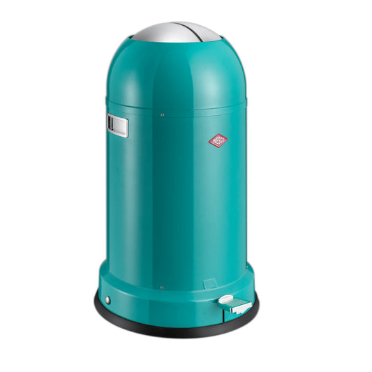 Wesco Kickmaster Retro Kitchen Waste Pedal Bin - Turquoise 33L