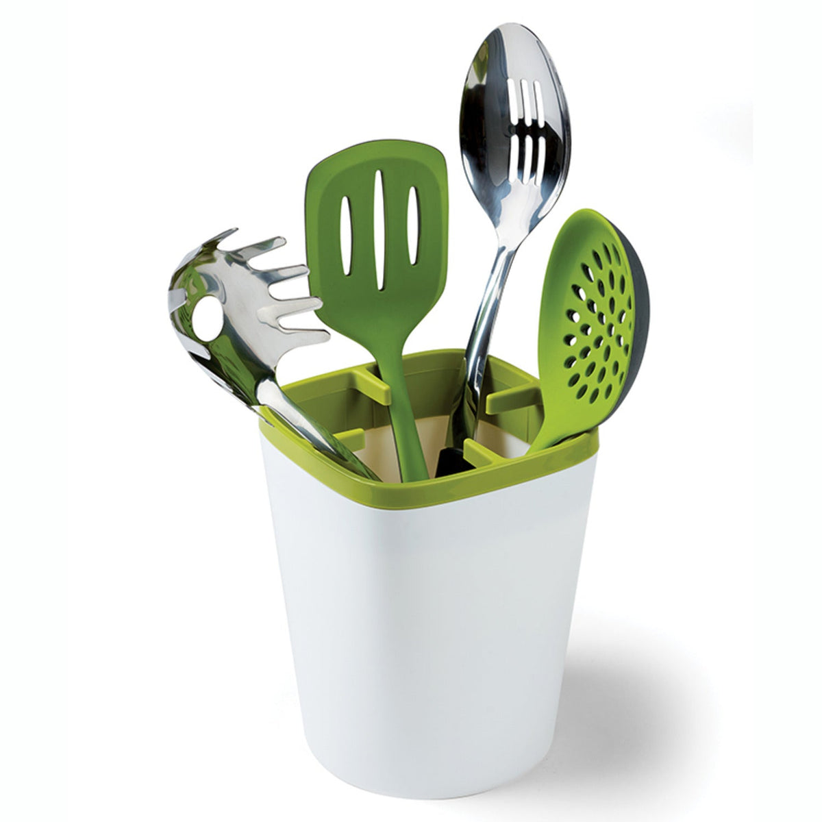 ILO Kitchen Utensil Pot White and Green