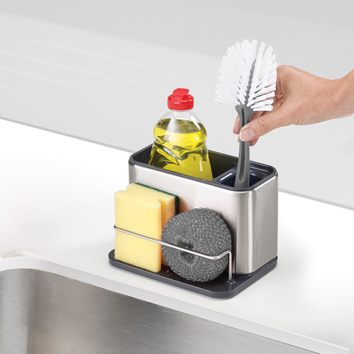 Joseph Joseph Surface Stainless Steel Sink Tidy