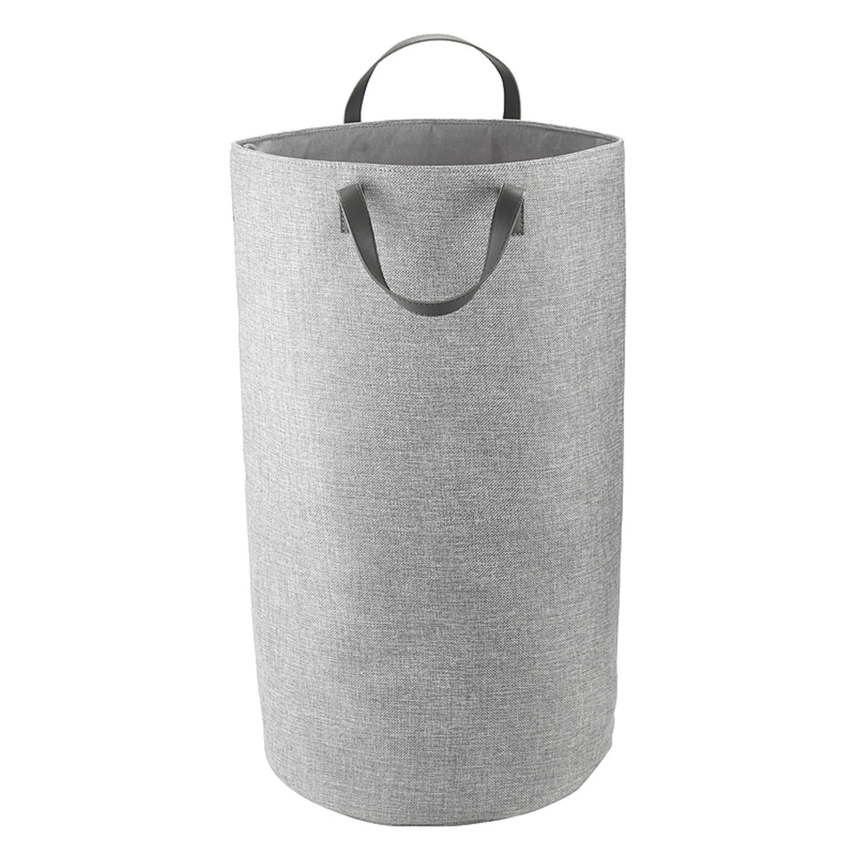Standing Laundry Tote Basket 48L Grey