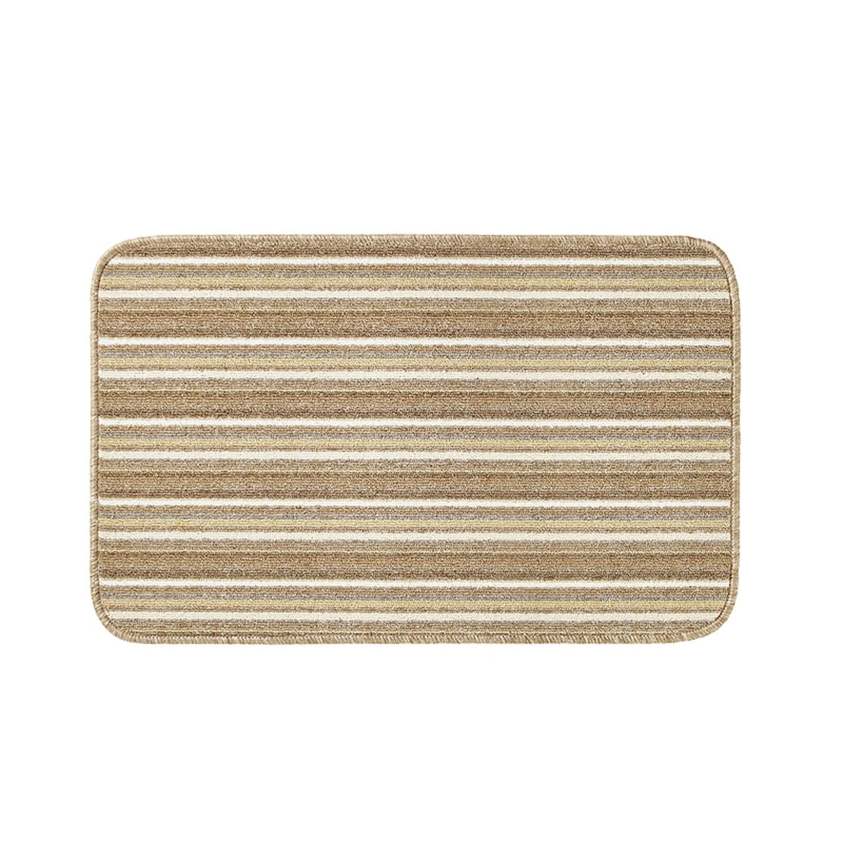 Lakeland Anti-Slip Indoor Door Mat Natural Stripe 50 x 80cm