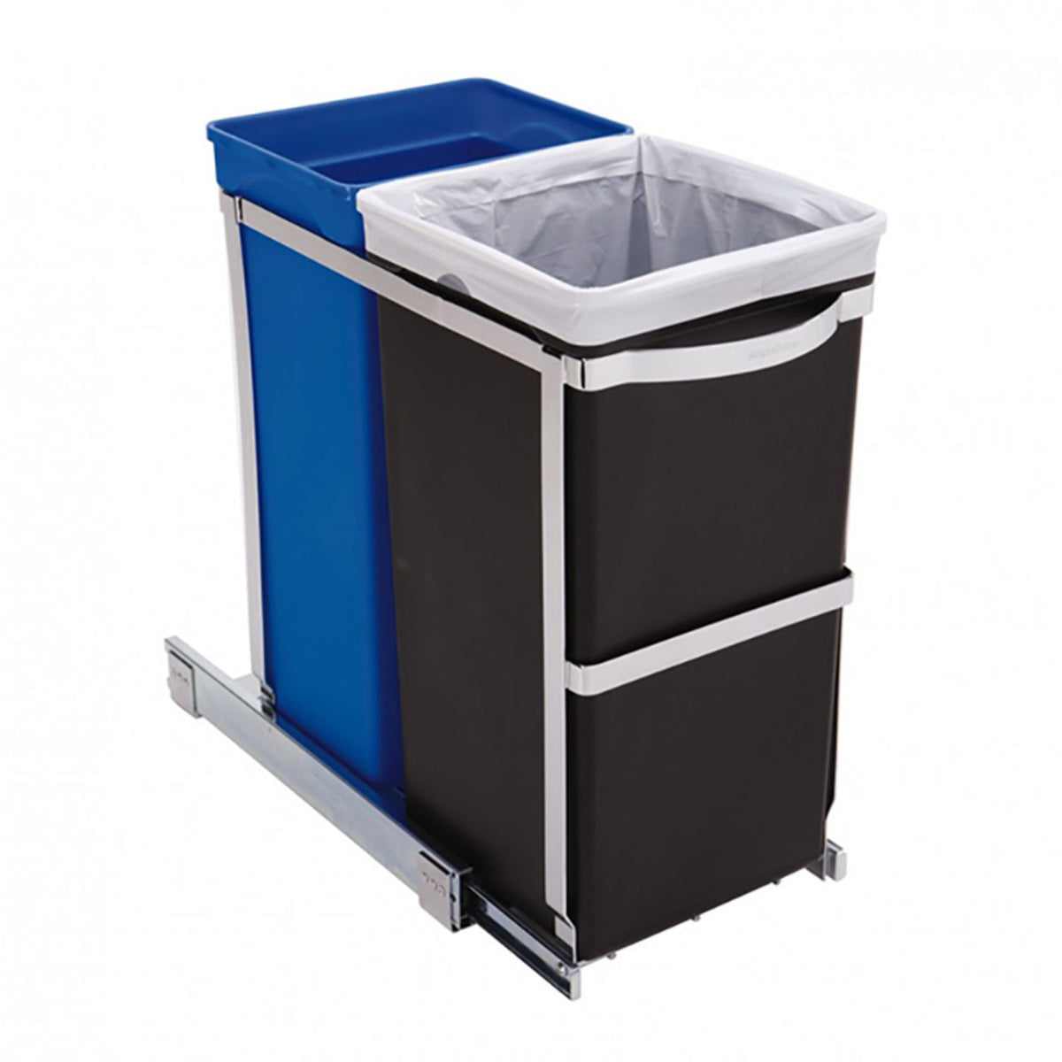 simplehuman Under-Counter Pull Out Twin Recycler Bin 35L