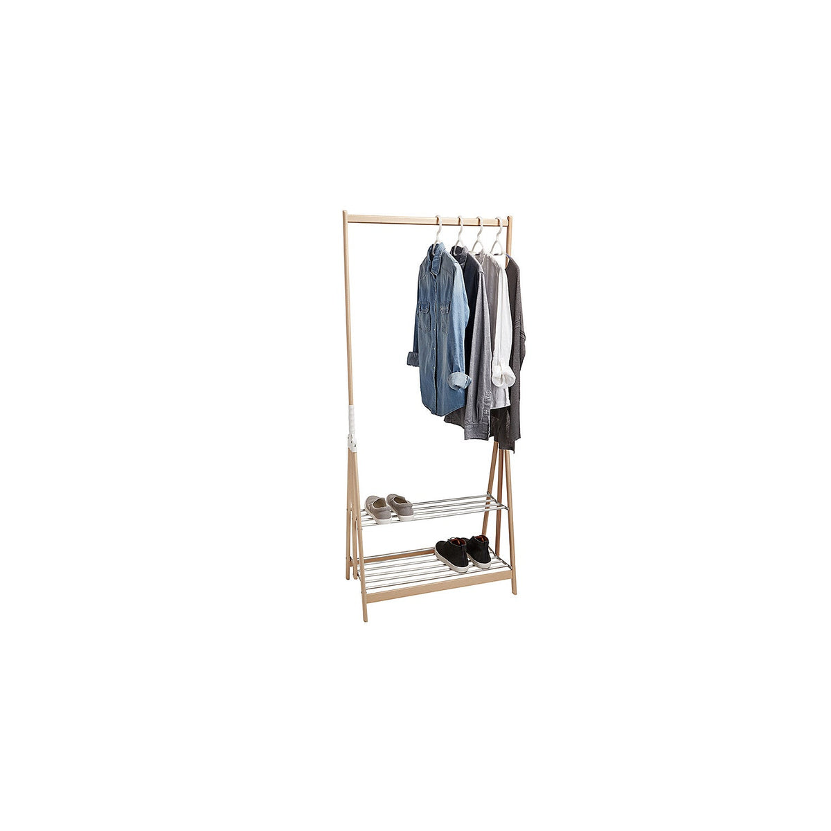 Foppapedretti Italian Folding Clothes Rail and Shoe Rack