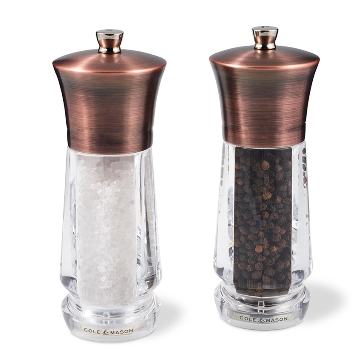 Cole & Mason Exford Antique Brass Salt & Pepper Mill Gift Set
