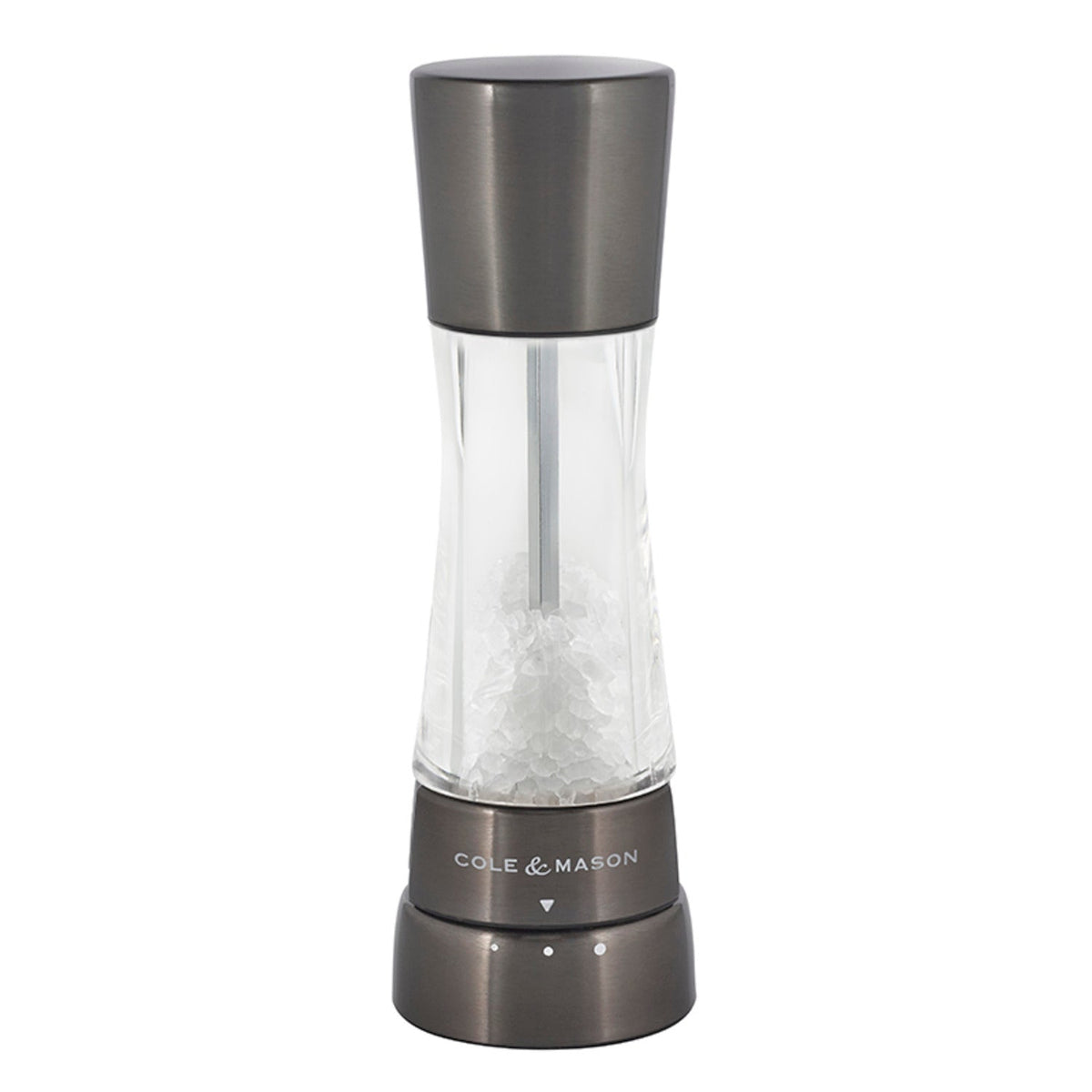 Cole & Mason Derwent Gunmetal Salt Mill
