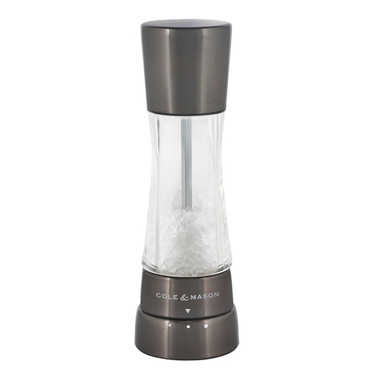 Cole & Mason Derwent Gunmetal Salt Mill
