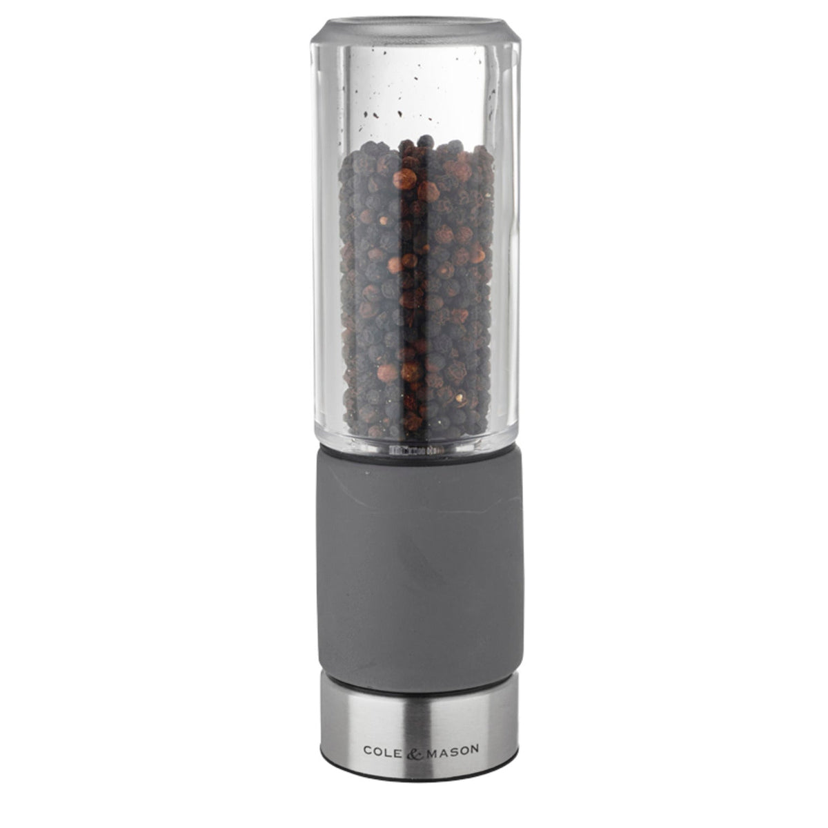 Cole & Mason Regent Concrete & Acrylic Stemless Pepper Mill