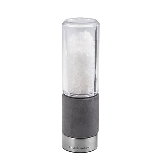 Cole & Mason Regent Concrete & Acrylic Stemless Salt Mill