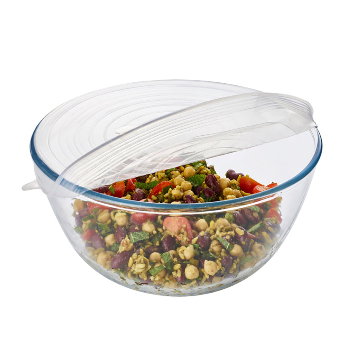 6 Lakeland Clear Reusable Silicone Stretch Lids
