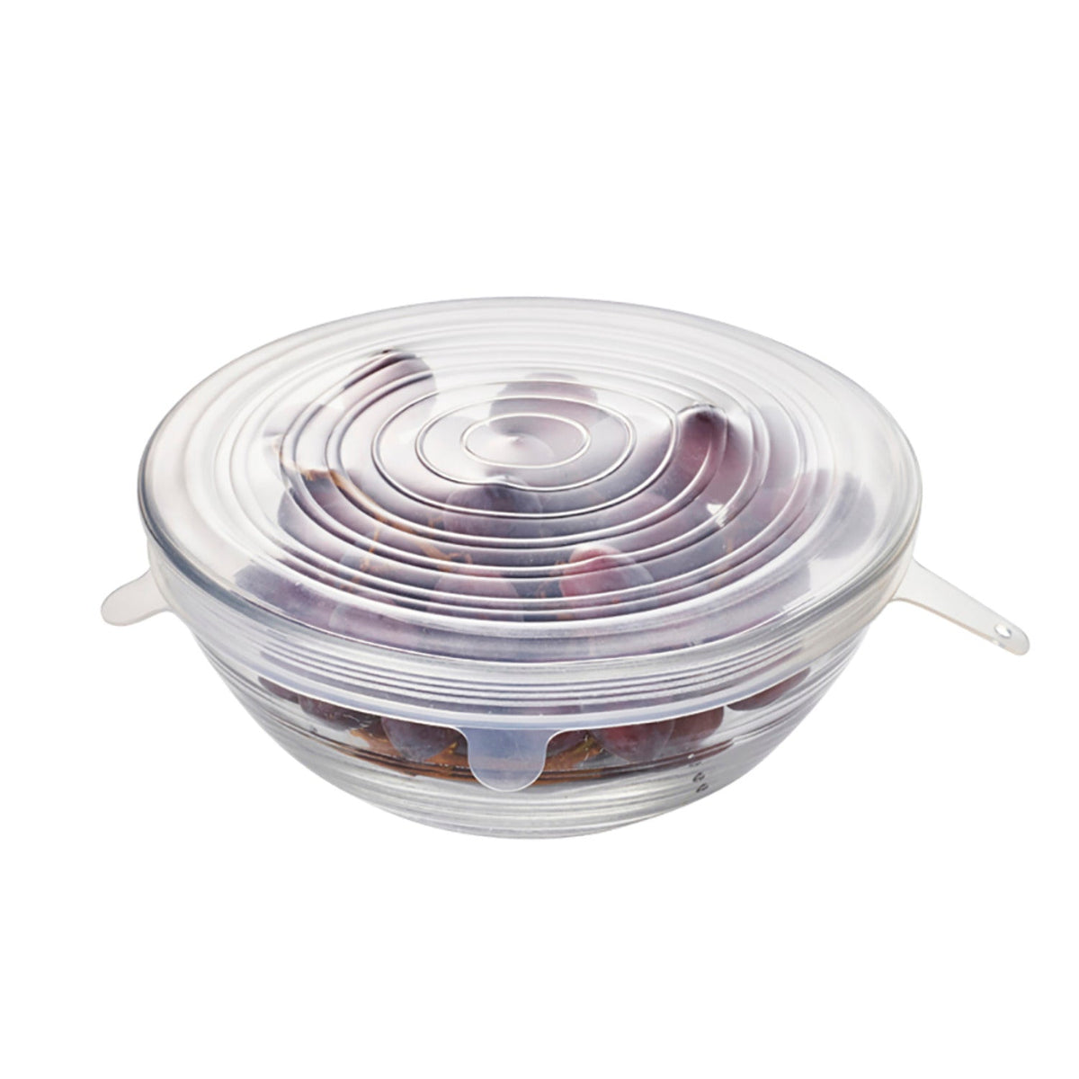 6 Lakeland Clear Reusable Silicone Stretch Lids