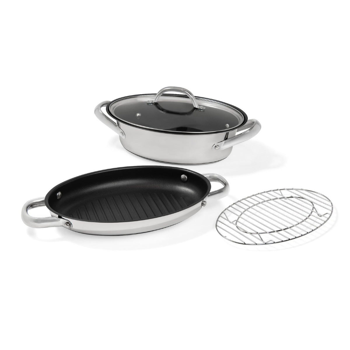 Stainless Steel All-In-One Pan