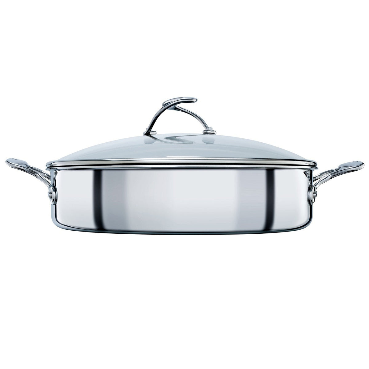 Circulon SteelShield Non-Stick Stainless Steel C-Series 30cm Lidded Sauteuse Pan