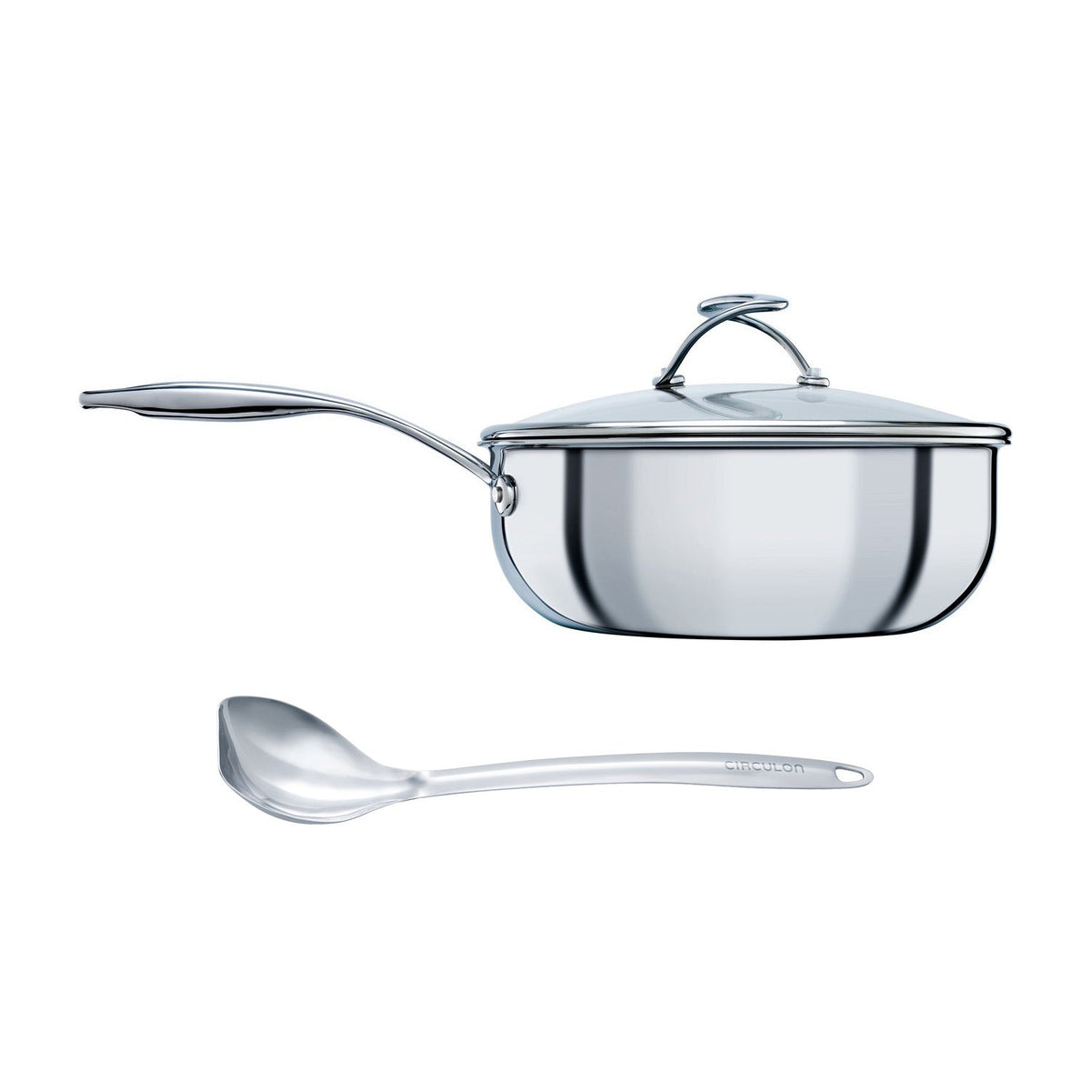 Circulon SteelShield Non-Stick Stainless Steel C-Series 24cm Chef’s Pan