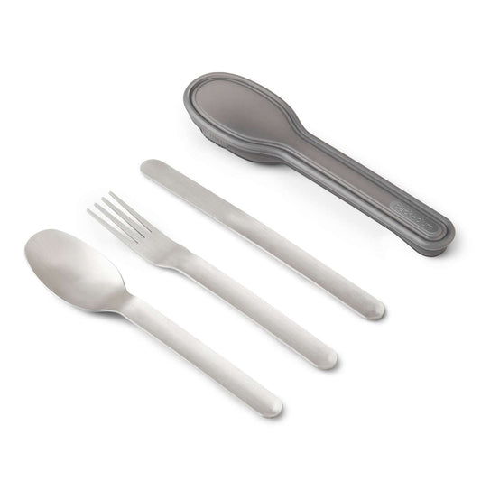 black+blum Stainless Steel 3-Piece Travel Cutlery Set