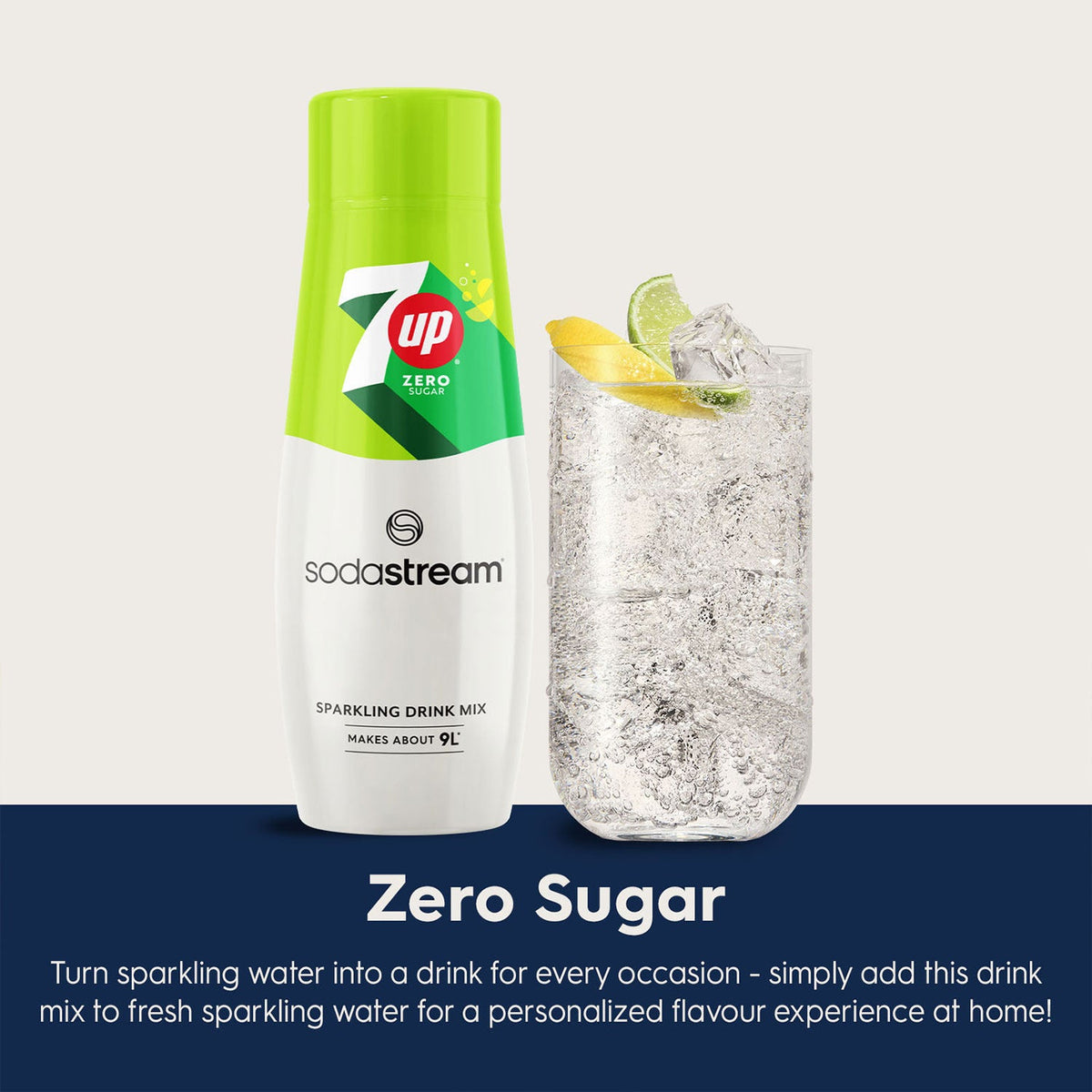 SodaStream 7Up Free Sparkling Drink Mix 440ml