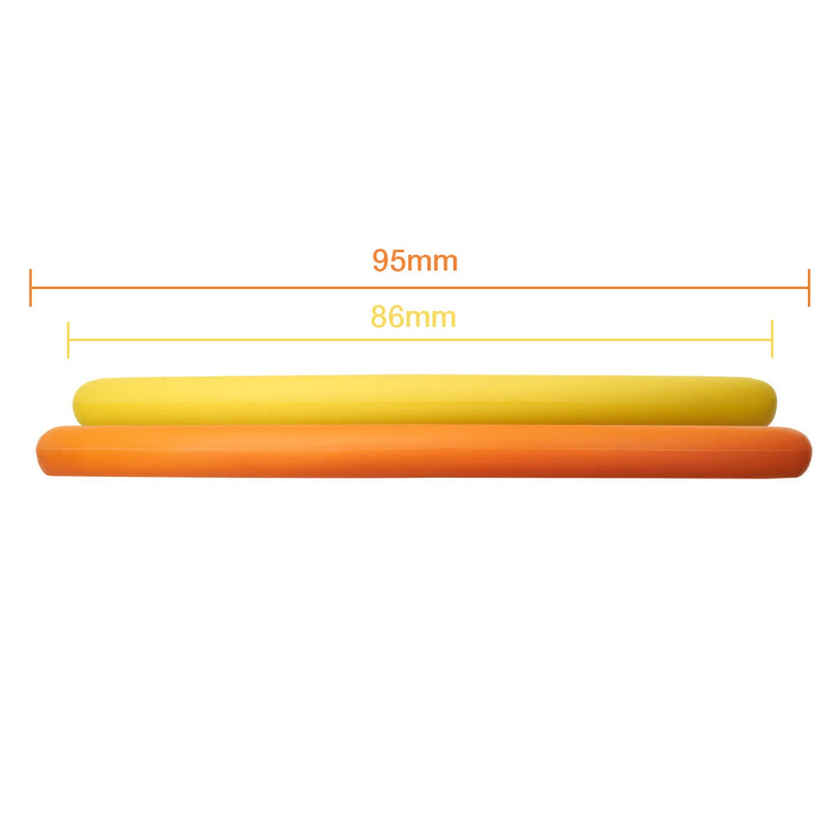 2 Moopops Silicone Yoghurt Pot Lids