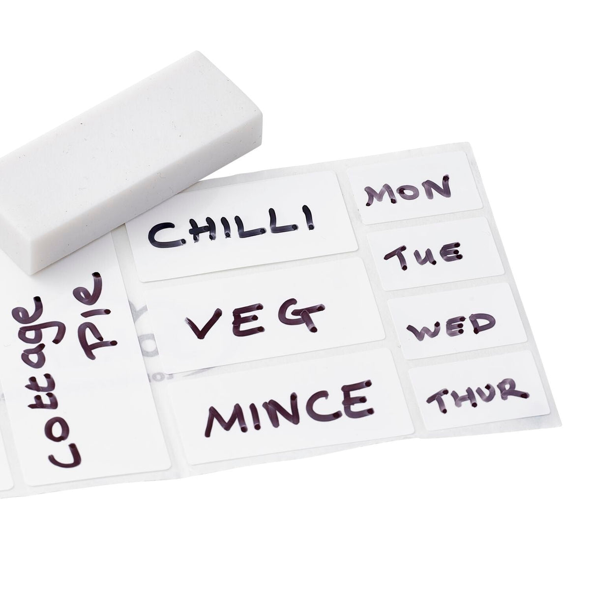 70 Lakeland Erasable Freezeasy Labels – Assorted Sizes