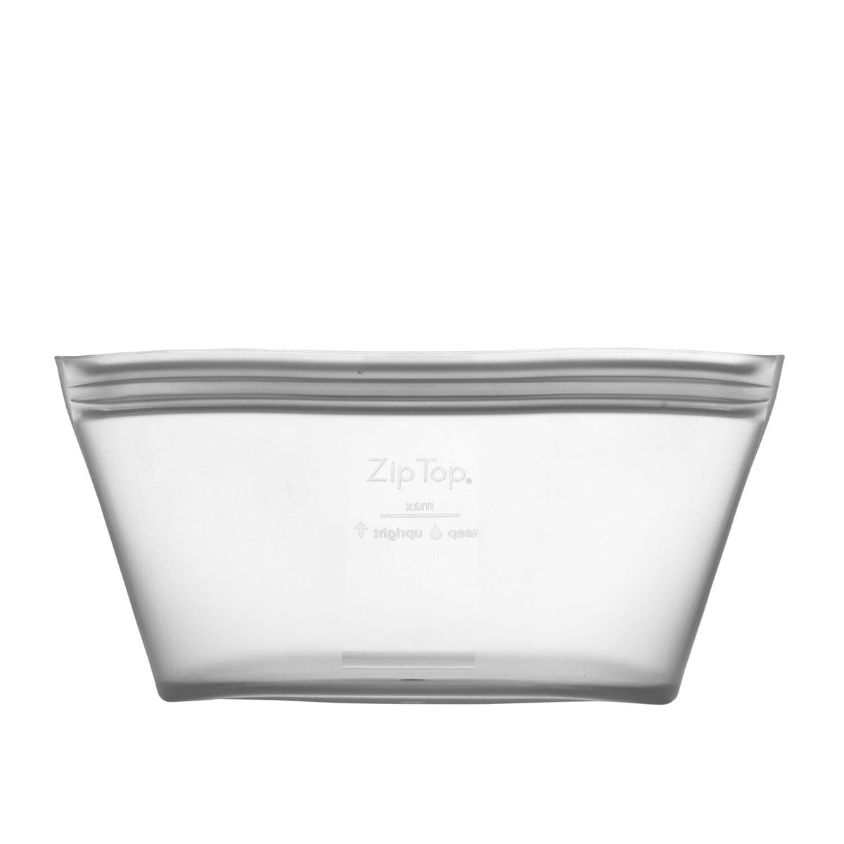 Zip Top Reusable Silicone Food Container Medium Dish 710ml