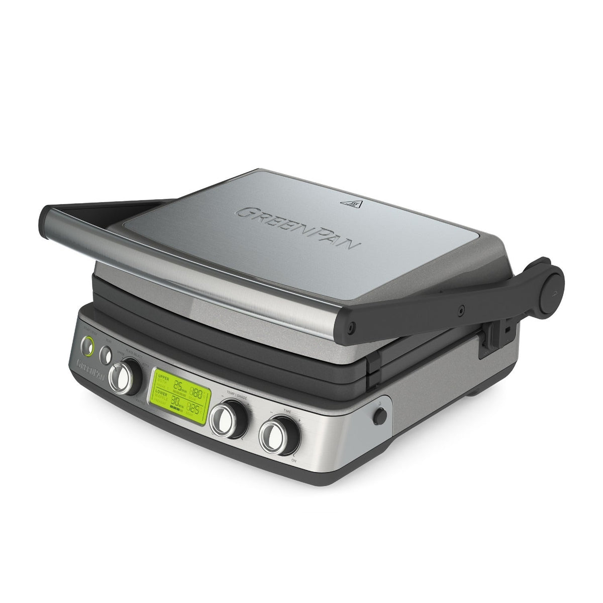 GreenPan Non-Stick 3-in-1 Contact Grill and Indoor BBQ – Stainless Steel CC006585-001