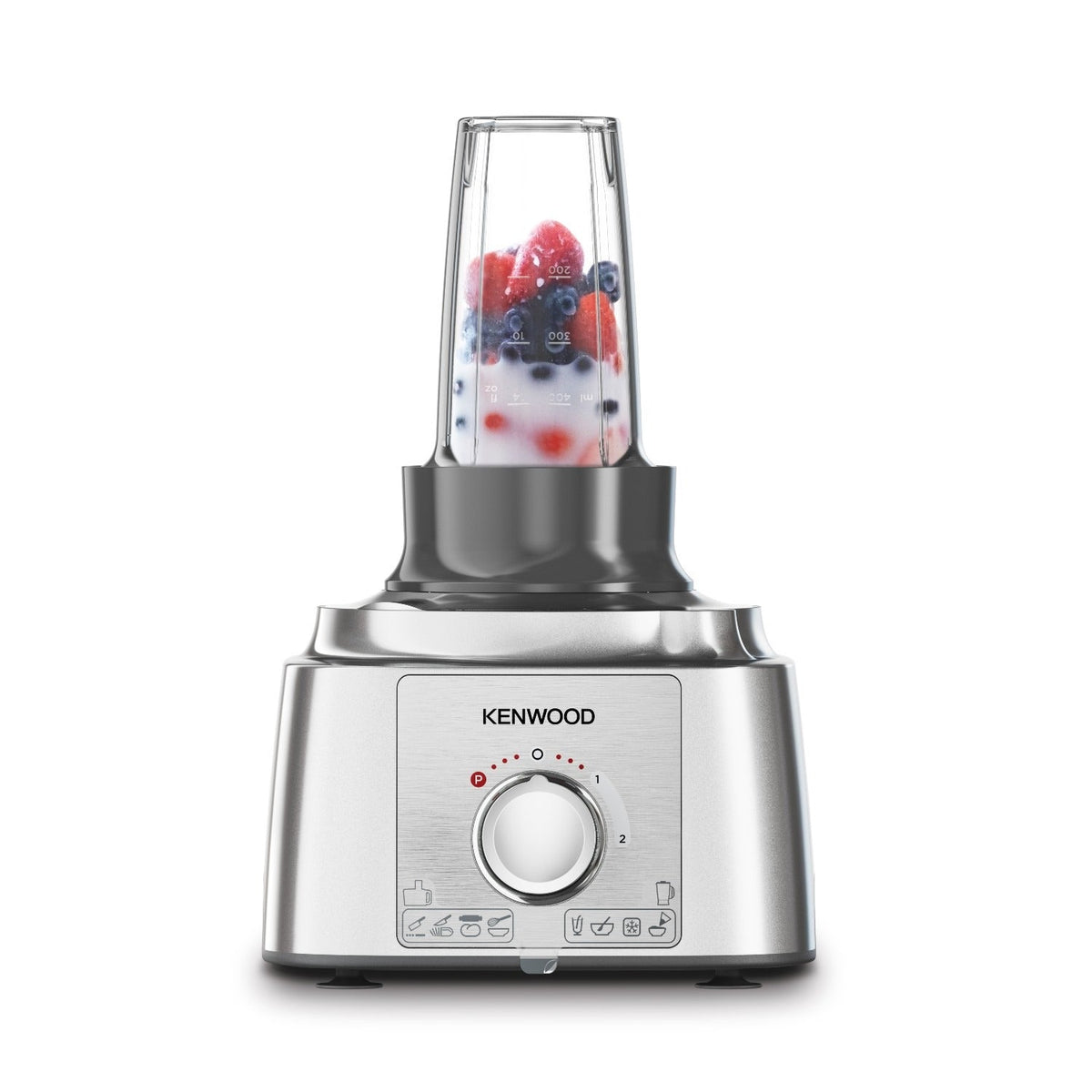 Kenwood 2-in-1 MultipPro Express Food Processor and Blender FDP65.180SI