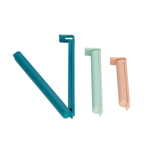 48 Mixed Food Storage and Bag Sealing Clips in Box - Assorted Colours