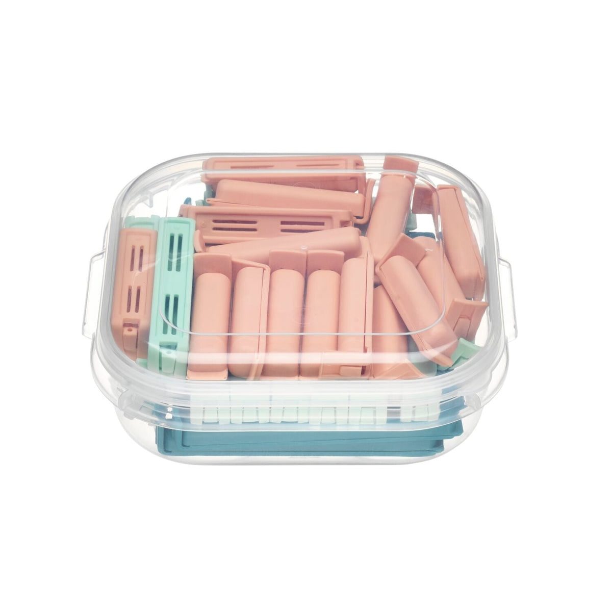 48 Mixed Food Storage and Bag Sealing Clips in Box - Assorted Colours