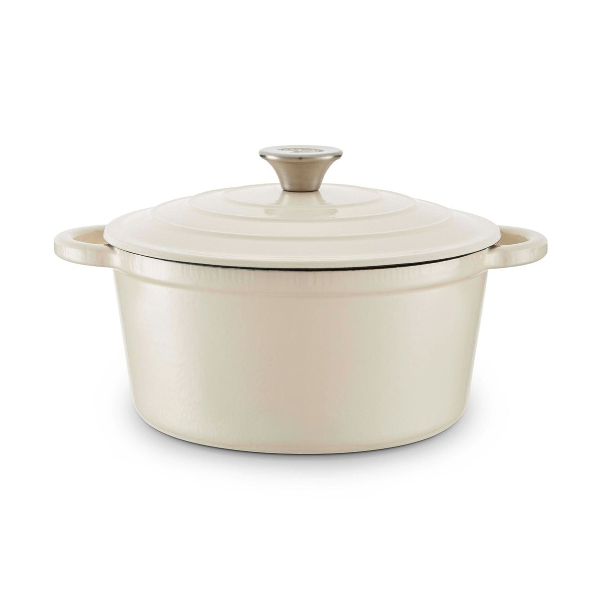 24cm Round Cast Iron Casserole Dish
