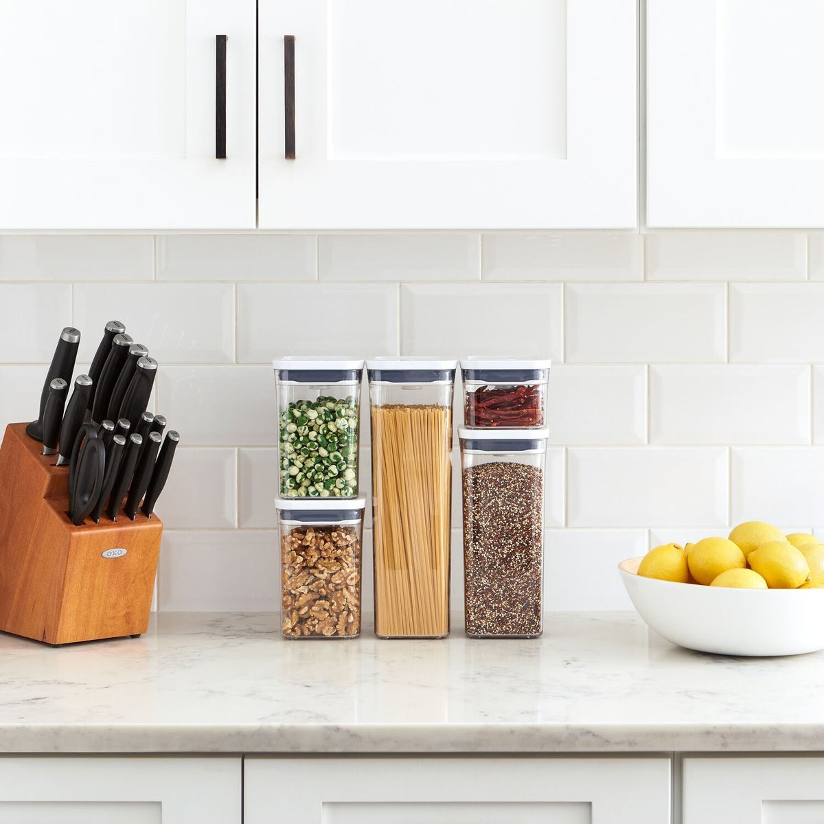 OXO Good Grips 5-Piece POP Lid Food Storage Container Set