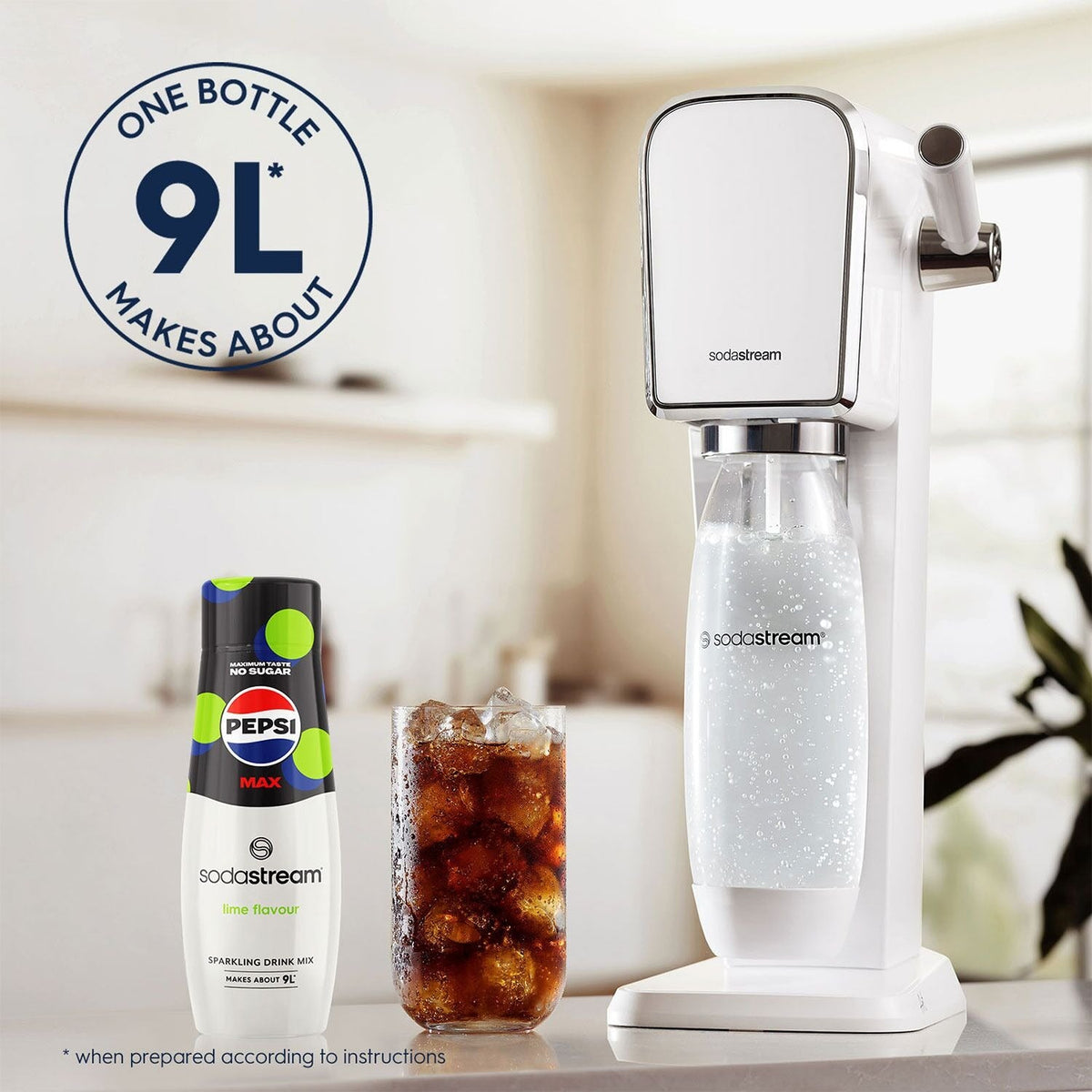 SodaStream Pepsi Max Lime Sparkling Drink Mix 440ml