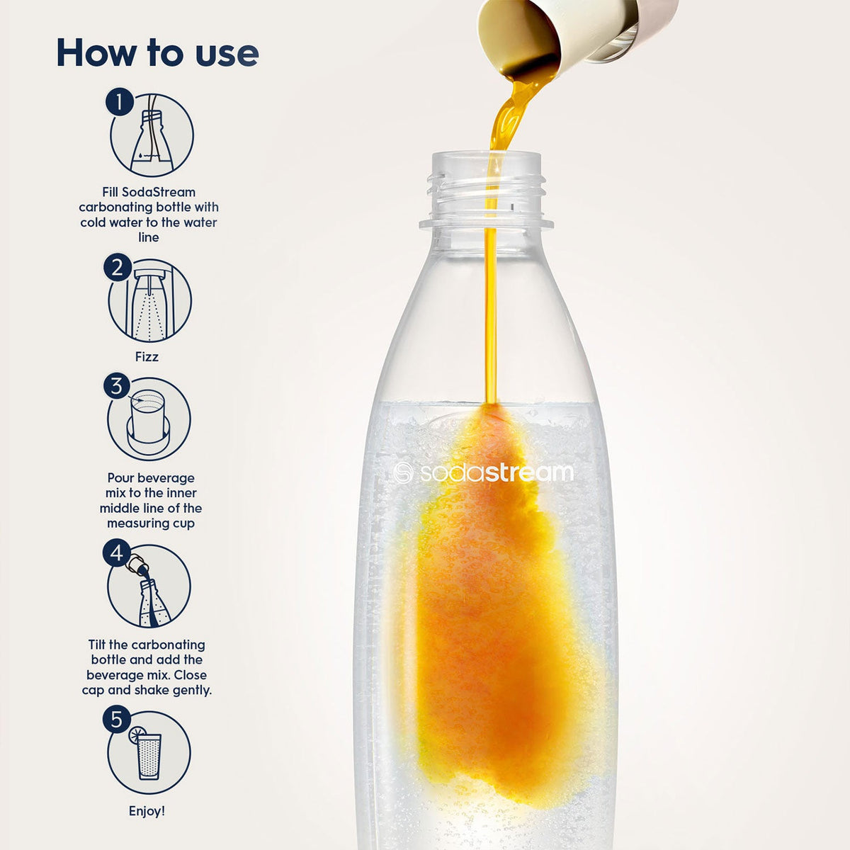 SodaStream Classics Orange Sparkling Drink Mix 440ml