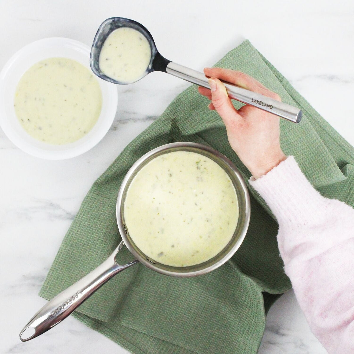 Lakeland Stainless Steel and Silicone Ladle