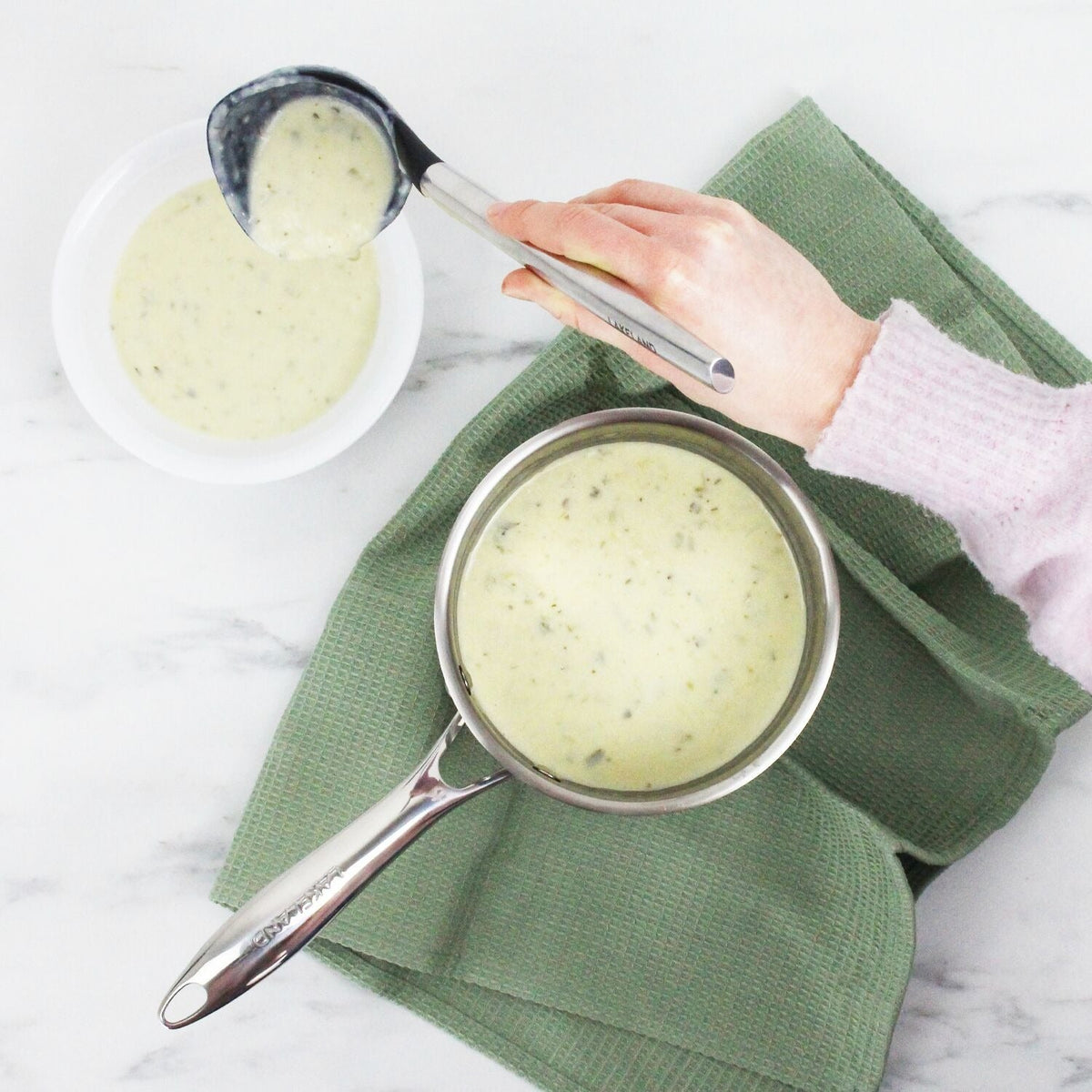 Lakeland Stainless Steel and Silicone Ladle