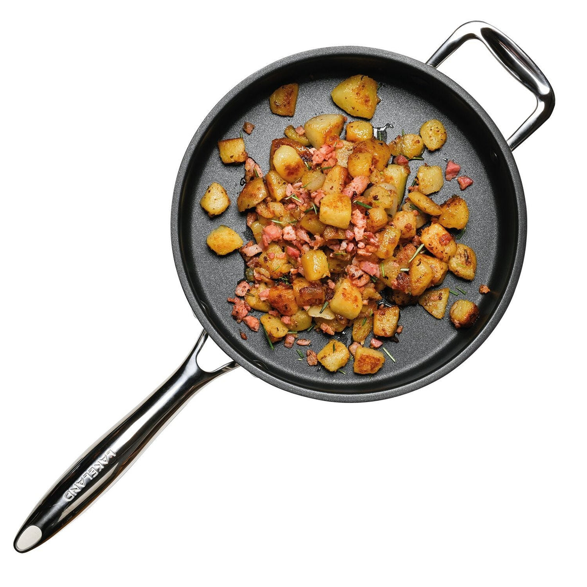 Lakeland Stainless Steel 24cm Lidded Sauté Pan