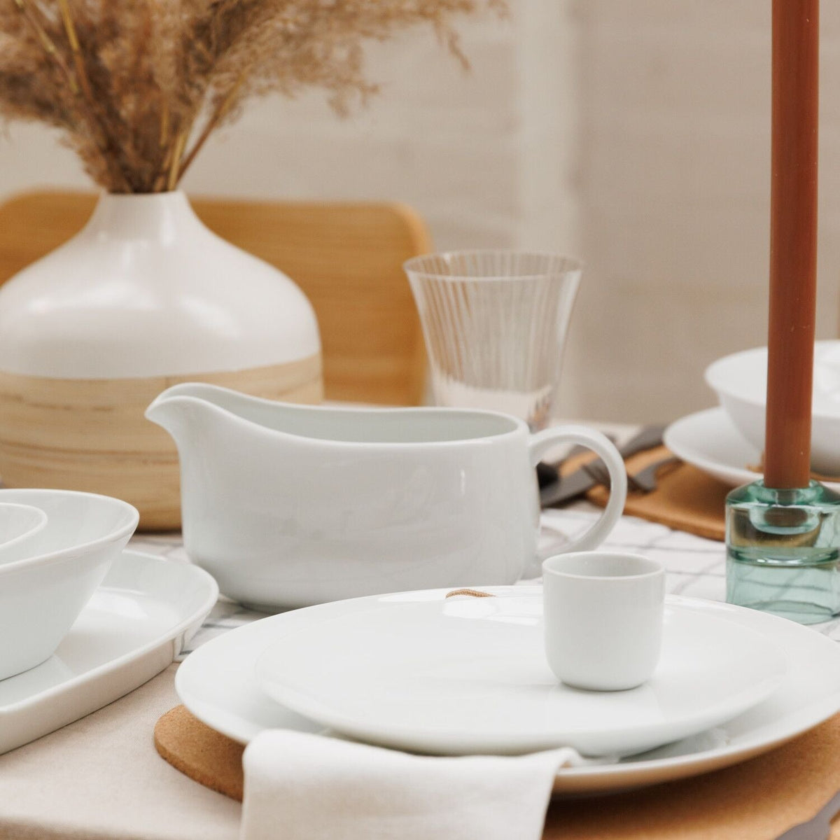 4 Mikasa Chalk Porcelain Side Plates