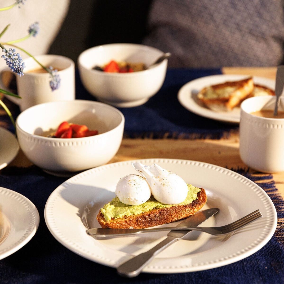 Mikasa Cranborne 4-piece Cereal Bowl Set