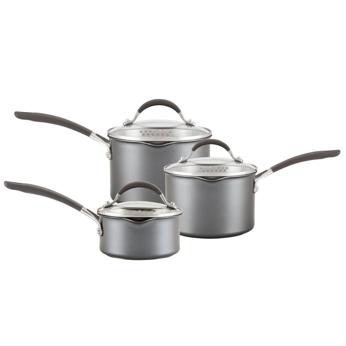 Circulon ScratchDefense Saucepans – Set of 3