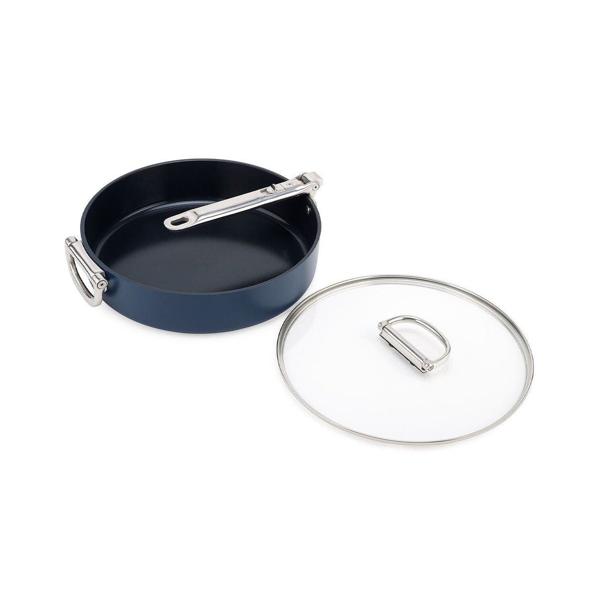 Joseph Joseph Space 28cm Sauté Pan with Lid and Folding Handles
